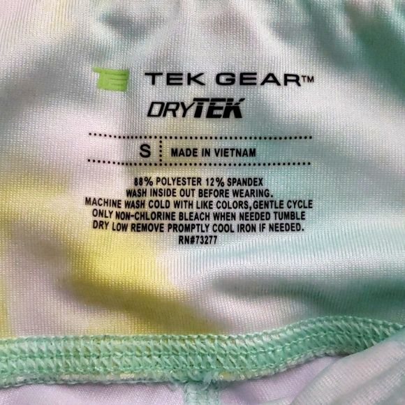 NWOT Tek Gear DryTek Athletic 3/4 Leggings - Picture 2 of 5